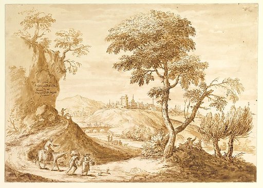 Landscape with a Town in the Distance