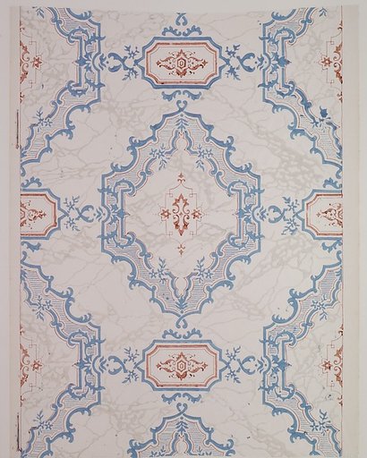Entrance-hall Wallpaper from the Collins House