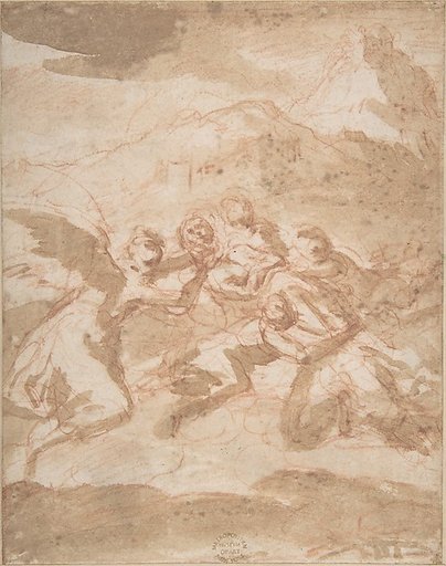 Angels Carrying a Saint