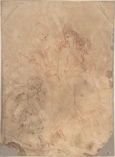 Figures Carrying a Fainting (or Dead) Woman