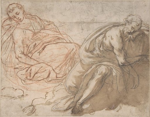 Two Sleeping Figures