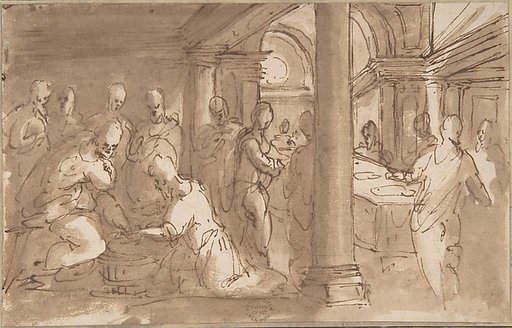 Christ Washing the Feet of the Disciples
