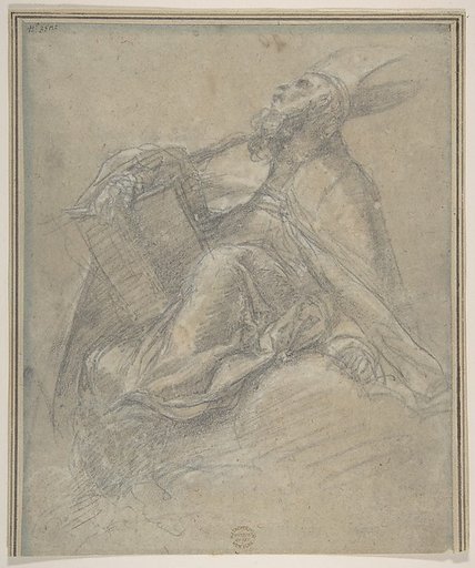 Seated Bishop Holding a Book