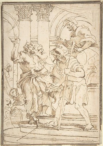 Figures in a Temple