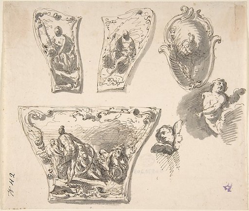 Various Designs for Parts of a Carriage
