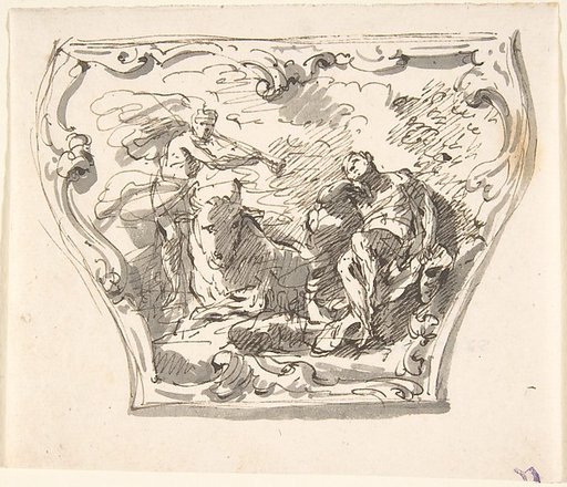 Design for a Decorated Panel of a Carriage