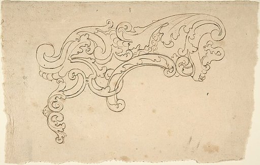 Design of Scroll (Part of a Cartouche ?)