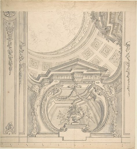 Design for a Ceiling With an Elaborate Cove