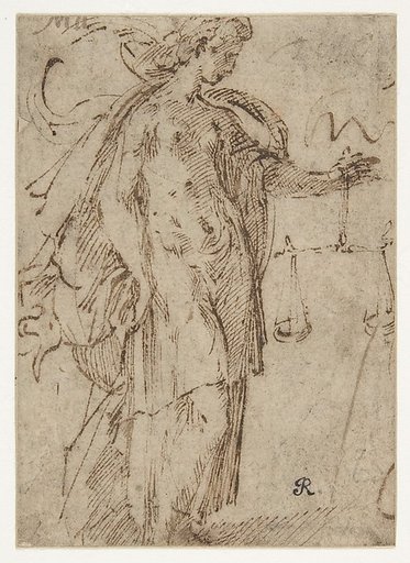 Justice Holding Scales