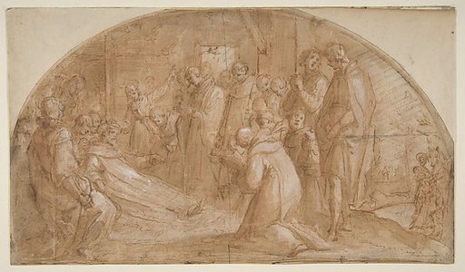 The death of Saint Alexis Falconieri at Monte Senario