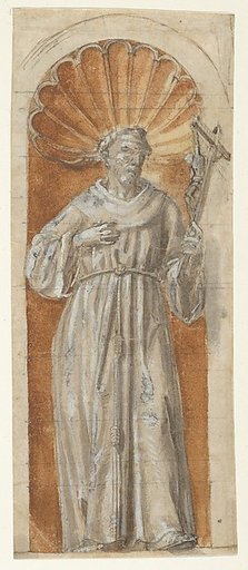 Standing Franciscan Saint in a Niche