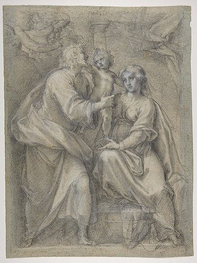 The Holy Family with Angels