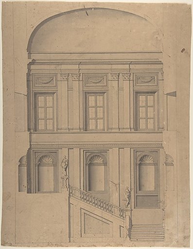 Design for the Elevation of a Palace Interior