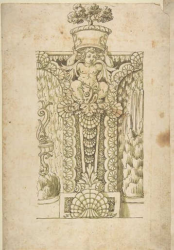 Design for a Wall Fountain