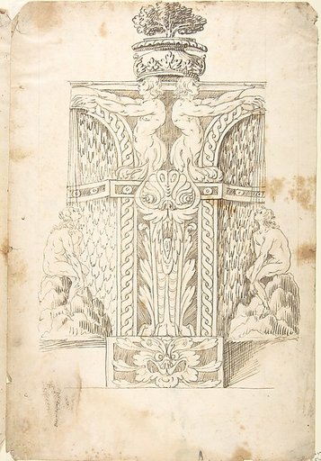 Design for a Wall Fountain