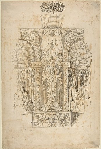 Design for a Wall Fountain