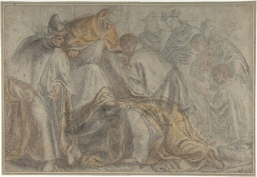 The Emperor Frederick Barbarossa Submitting to Pope Alexander III in the Presence of a Doge