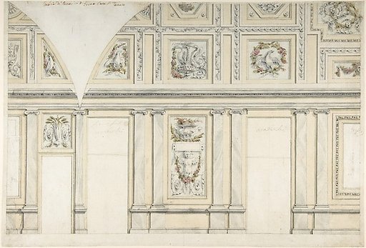 Design for the Interior of a Gallery of a Palace