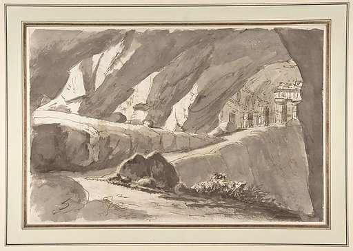 Design for a Stage Set (recto); Architectural Design (verso)