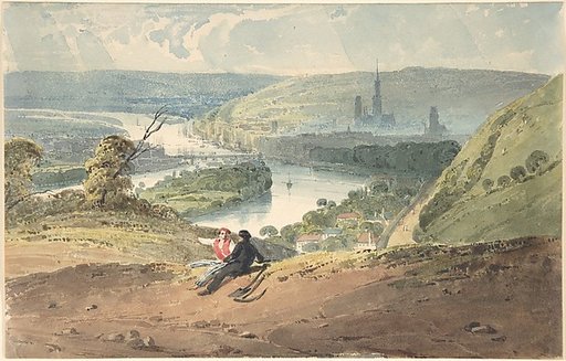 Rouen, View from Bon-Secours