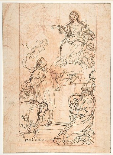 The Virgin Appearing at Mass