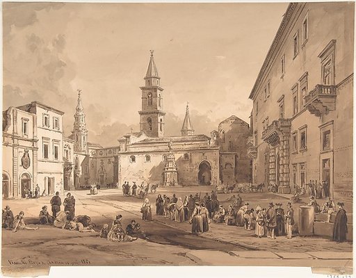 The Main Square in Andria (Bari)