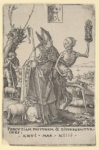 Death and the Bishop, from "The Power of Death" (Allegory of Original Sin and Death)