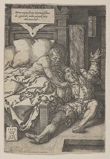 Judge Herkinbald (Archambauld) Stabbing his Nephew