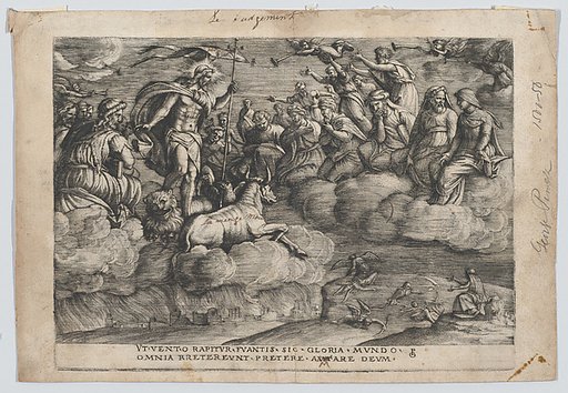 The Triumph of Eternity on Death, from "The Triumphs of Petrarch"