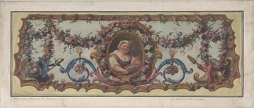 Design for a Tapestry Seat of a Sofa