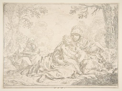 Holy Family with Saint John the Baptist