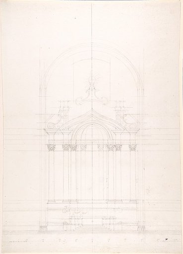 Design for the high altar of the Gesù Nuovo, Naples