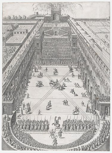Marriage of Annibale Altemps and Ortensia Borromeo, Rome, March 5, 1565, from "Speculum Romanae Magnificentiae"