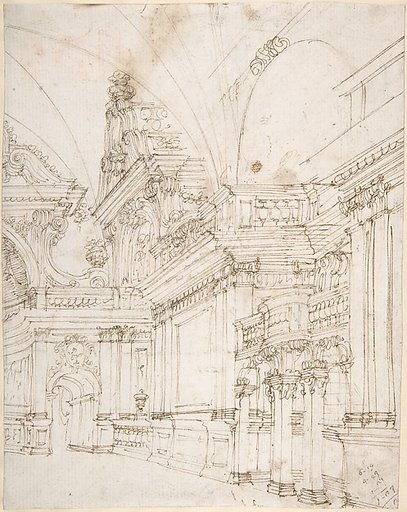 Sketch of a Palace Interior