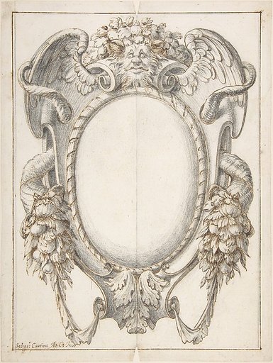Design for a Cartouche for the "Raccolta di Cartelle Pubblicate per uso della Gioventù Studiosa"