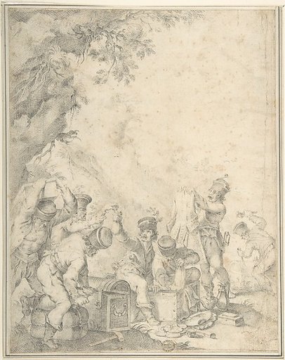 Brigands: Design for an Engraving