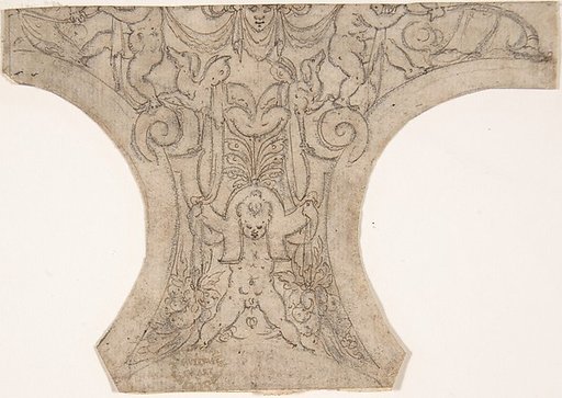 Decoration for a Spandrel in a Cove
