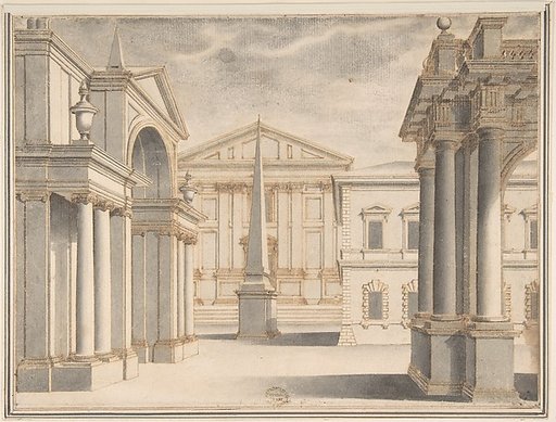 Piazza with Obelisk