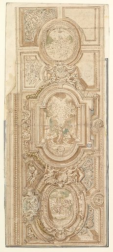 Design for the Decoration of an Arched Ceiling