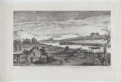 View of the Madrid Castle, near Paris
