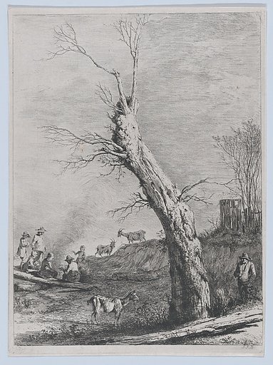 Winter, after a drawing completed in Saint-Chamond