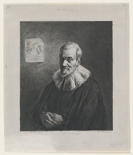 Portrait, after David Teniers the Younger