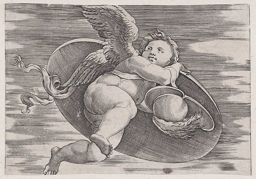 Eros Stealing Man's Shield