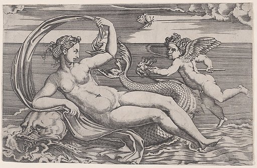 Venus Reclining on a Dolphin