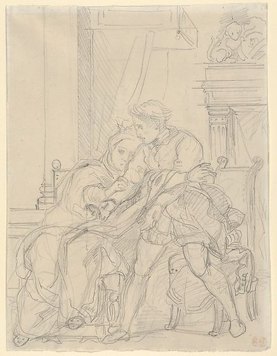Hamlet Reproaches His Mother