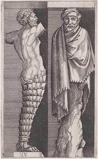 Two Men, from "The Hermae"
