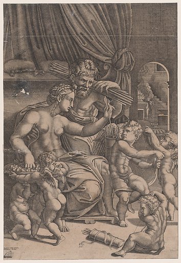 Venus and Vulcan Surrounded by Cupids
