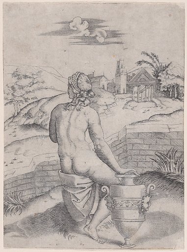 Woman Seated near a Vase