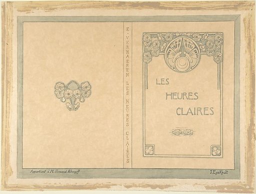 Design for "Les Heures Claires"  by Emile Verhaeren