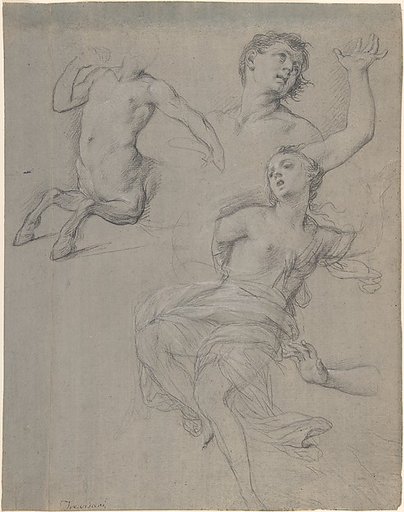 Studies for the Figure of a Centaur and a Nymph